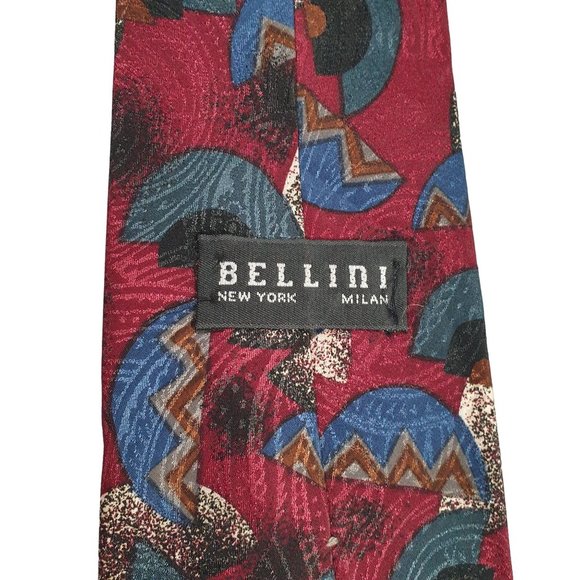 Bellini Mens Necktie Designer Milan New York Accessory Office Work Dad Gift - Picture 5 of 5